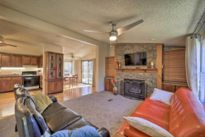 Deck and 2 Fire Pits Riverfront Spruce Pine Rental!